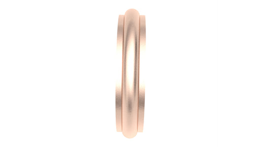 ALIANZA ORO ROSA DE LEY 18K - 750 MM