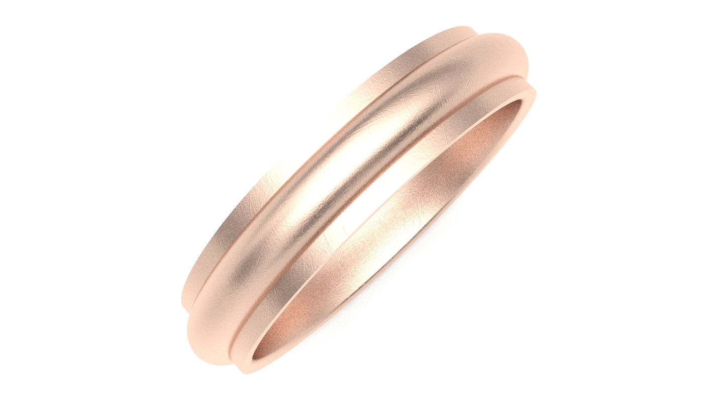 ALIANZA ORO ROSA DE LEY 18K - 750 MM