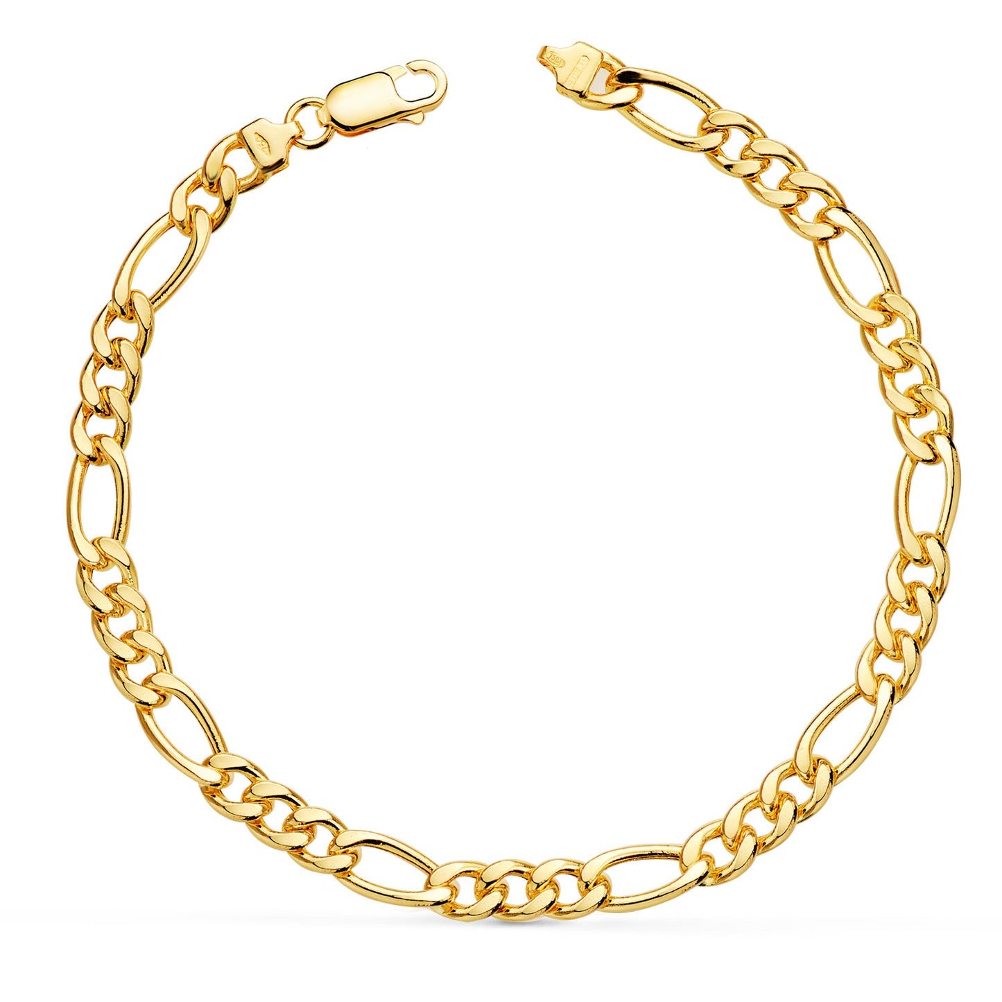 18K PULSERA ORO AMARILLO CARTIER 3X1 ANCHO: 5 MM LARGO: 21 CM